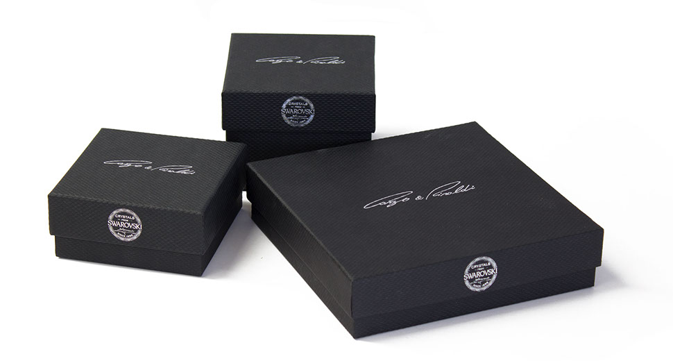 Levehető fedeles doboz - Swarowski